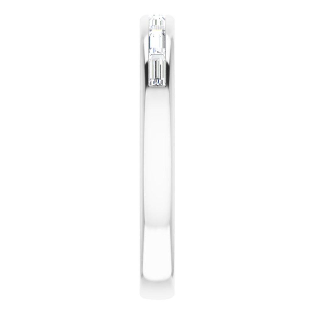 14K White Gold 3/8 CTW Lab-Grown Diamond Band