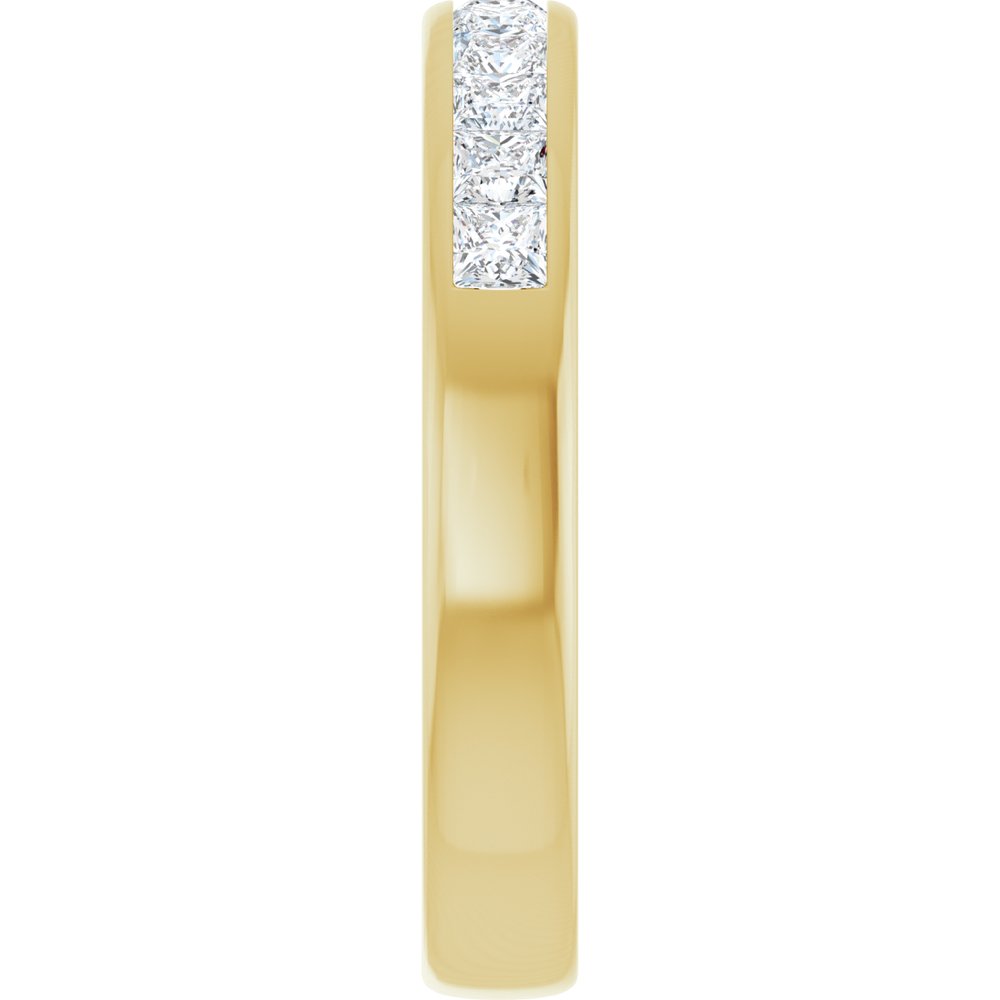 14K Yellow Gold 1 CTW Natural Diamond Band