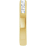14K Yellow Gold 1 CTW Natural Diamond Band