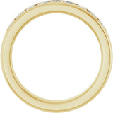 14K Yellow Gold 1 1/2 CTW Lab-Grown Diamond Band