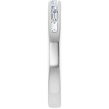 14K White Gold 1/3 CTW Natural Diamond Band