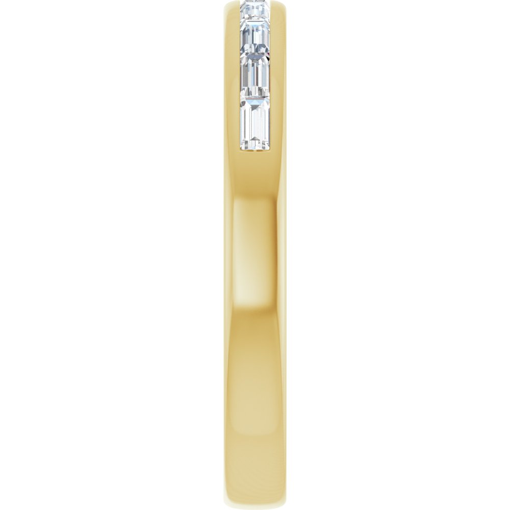14K Yellow Gold 3/8 CTW Lab-Grown Diamond Band