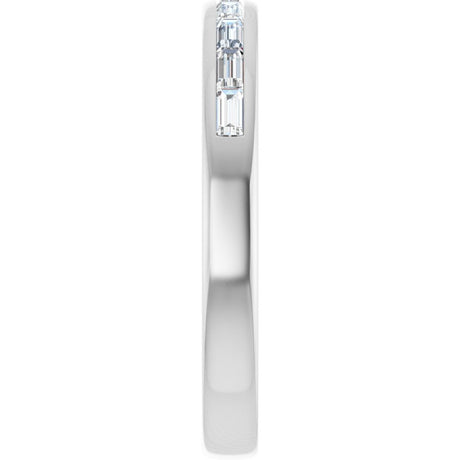 14K White Gold 1/3 CTW Natural Diamond Band