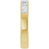 14K Yellow Gold 1 3/8 CTW Natural Diamond Band