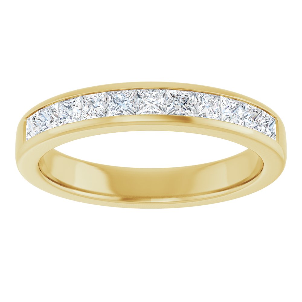 14K Yellow Gold 1 CTW Natural Diamond Band