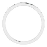 14K White Gold 3/8 CTW Lab-Grown Diamond Band