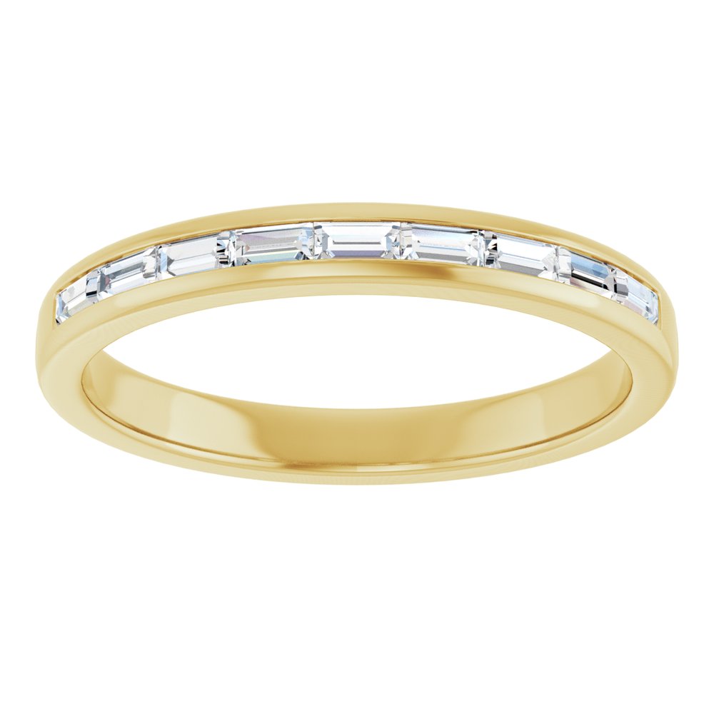 14K Yellow Gold 3/8 CTW Lab-Grown Diamond Band