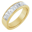 14K Yellow Gold 3 1/6 CTW Lab-Grown Diamond Band