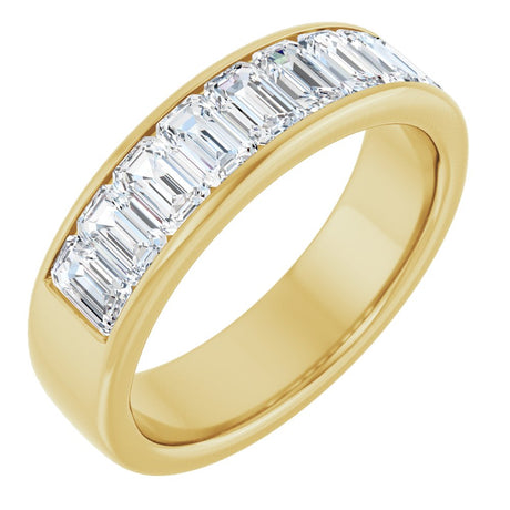14K Yellow Gold 3 1/6 CTW Lab-Grown Diamond Band