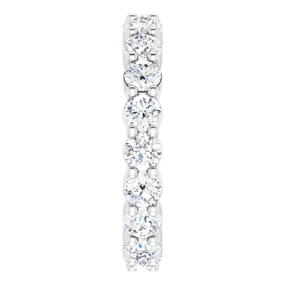 14K White Gold 1 3/4 CTW Natural Diamond Eternity Band Size 6