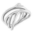 Sterling Silver Negative Space Ring