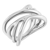 Sterling Silver Negative Space Ring