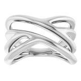 Sterling Silver Negative Space Ring