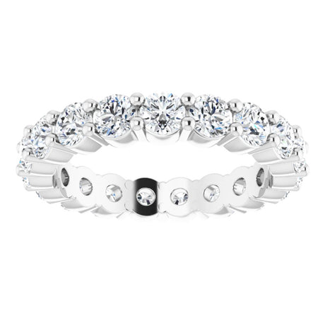 14K White Gold 1 7/8 CTW Natural Diamond Eternity Band Size 7