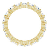 14K Yellow Gold 1 7/8 CTW Natural Diamond Eternity Band Size 7.5
