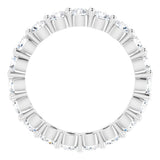 14K White Gold 1 7/8 CTW Natural Diamond Eternity Band Size 7