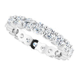 Platinum 1 3/4 CTW Natural Diamond Eternity Band Size 5.5