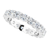 14K White Gold 1 7/8 CTW Natural Diamond Eternity Band Size 7