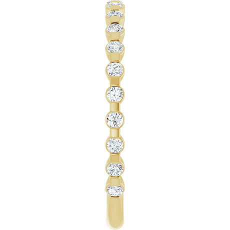 14K Yellow Gold 1/4 CTW Natural Diamond Anniversary Band