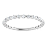 14K White Gold 1/4 CTW Natural Diamond Anniversary Band