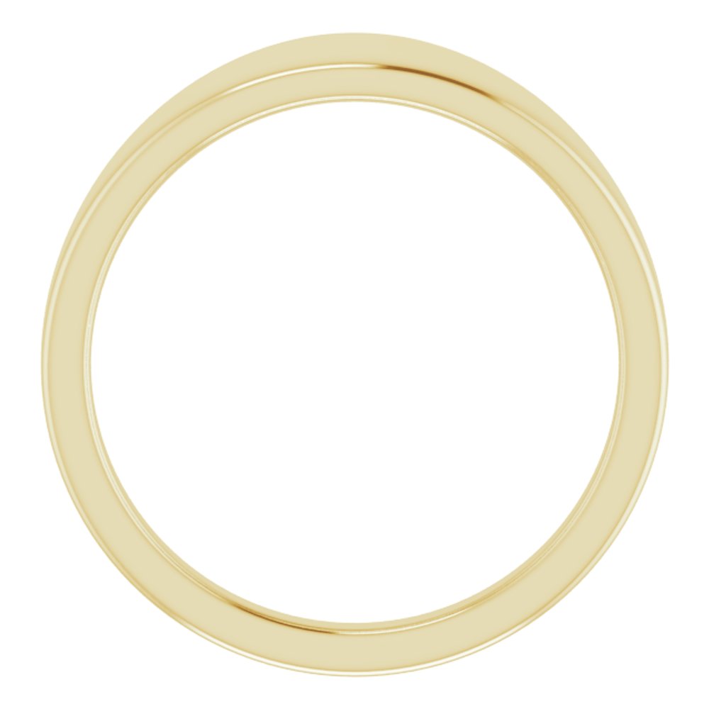 14K Yellow Geometric Signet Ring