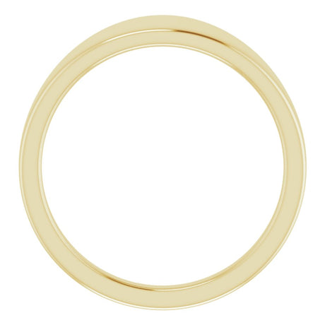 14K Yellow Geometric Signet Ring