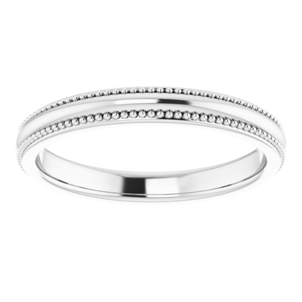 14K White Universal Band