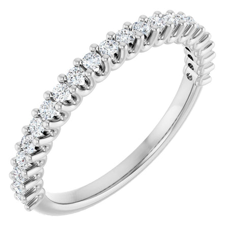 14K White 1/4 CTW Natural Diamond Anniversary Band