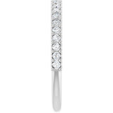 14K White 1/3 CTW Lab-Grown Diamond Anniversary Band