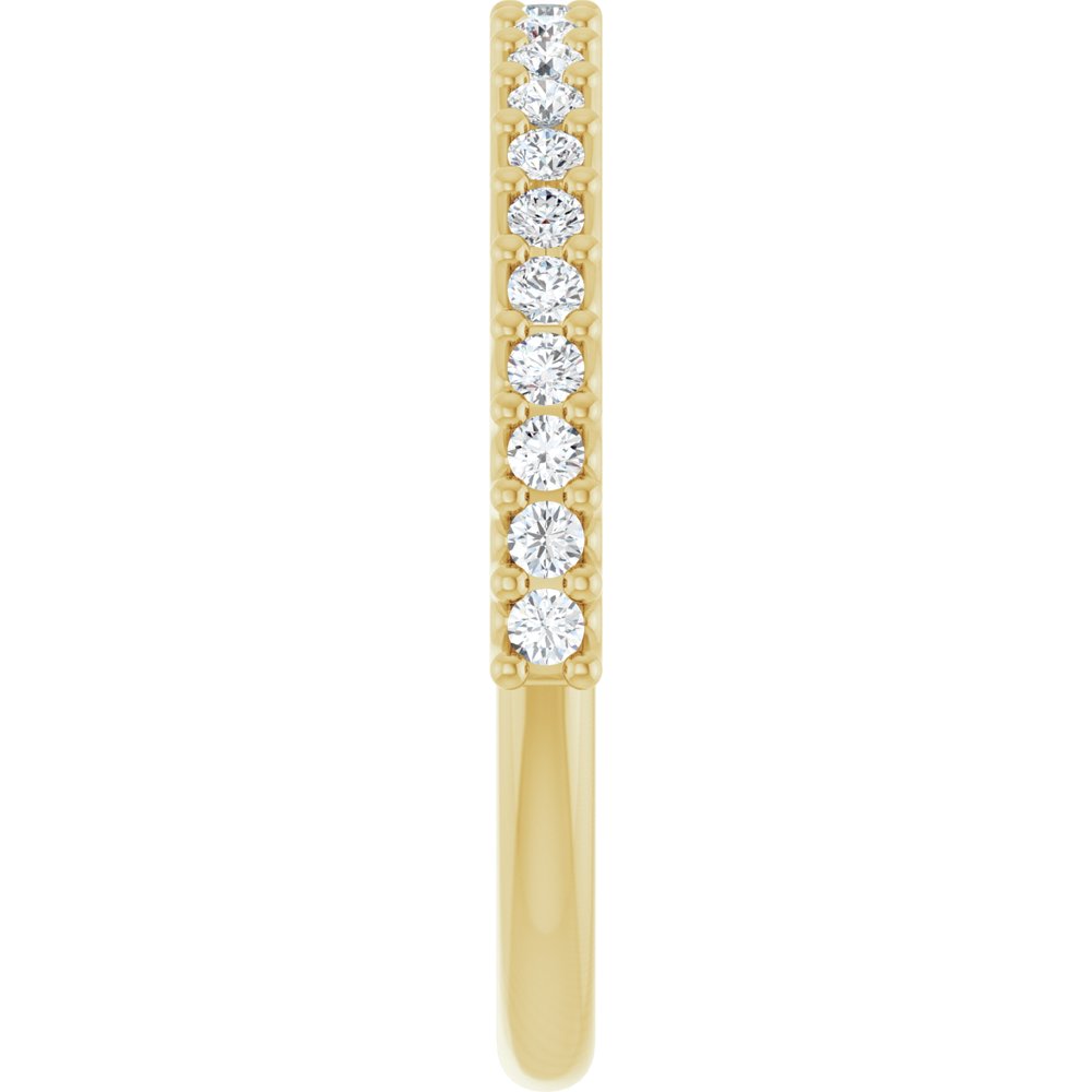 14K Yellow 1/4 CTW Natural Diamond Anniversary Band