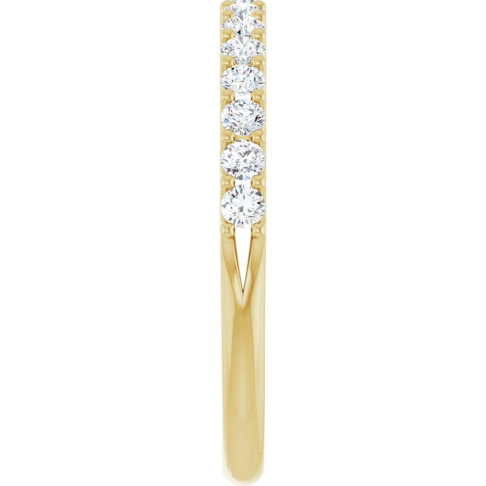 14K Yellow 1/2 CTW Lab-Grown Diamond Anniversary Band