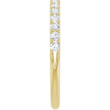 14K Yellow 1/2 CTW Lab-Grown Diamond Anniversary Band