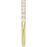 14K Yellow 1/2 CTW Lab-Grown Diamond Anniversary Band