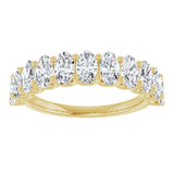 14K Yellow 2 CTW Lab-Grown Diamond Anniversary Band