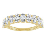 14K Yellow 2 CTW Lab-Grown Diamond Anniversary Band