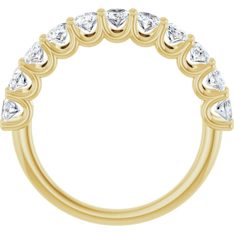 14K Yellow 2 CTW Lab-Grown Diamond Anniversary Band