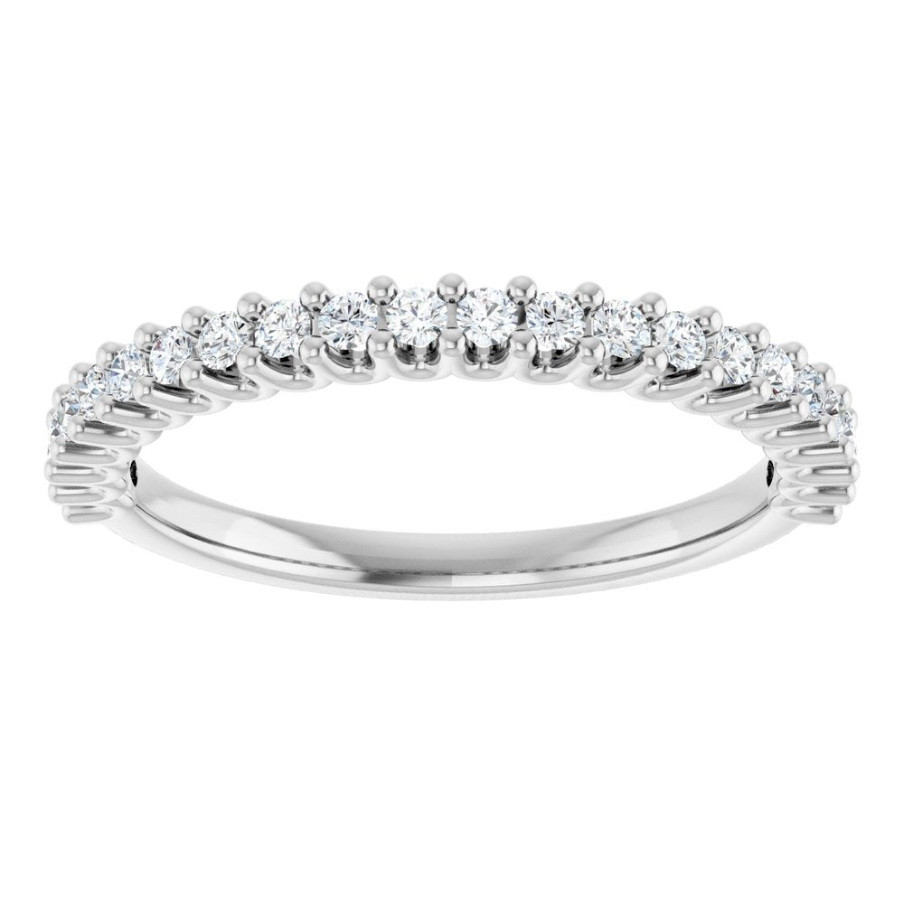 14K White 1/4 CTW Natural Diamond Anniversary Band