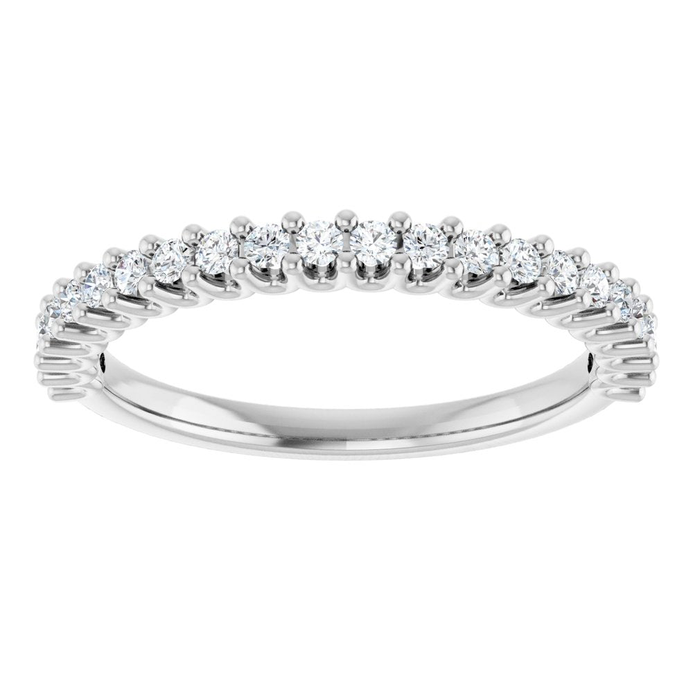 14K White 1/3 CTW Lab-Grown Diamond Anniversary Band
