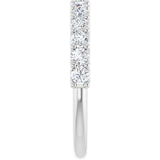 14K White 3/4 CTW Natural Diamond Anniversary Band