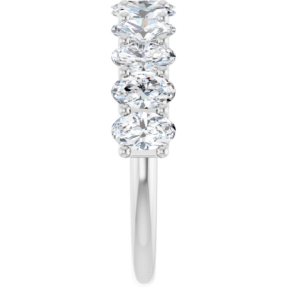 14K White 2 CTW Lab-Grown Diamond Anniversary Band