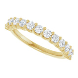 14K Yellow 3/4 CTW Natural Diamond Anniversary Band