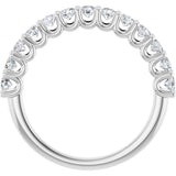 14K White 3/4 CTW Natural Diamond Anniversary Band