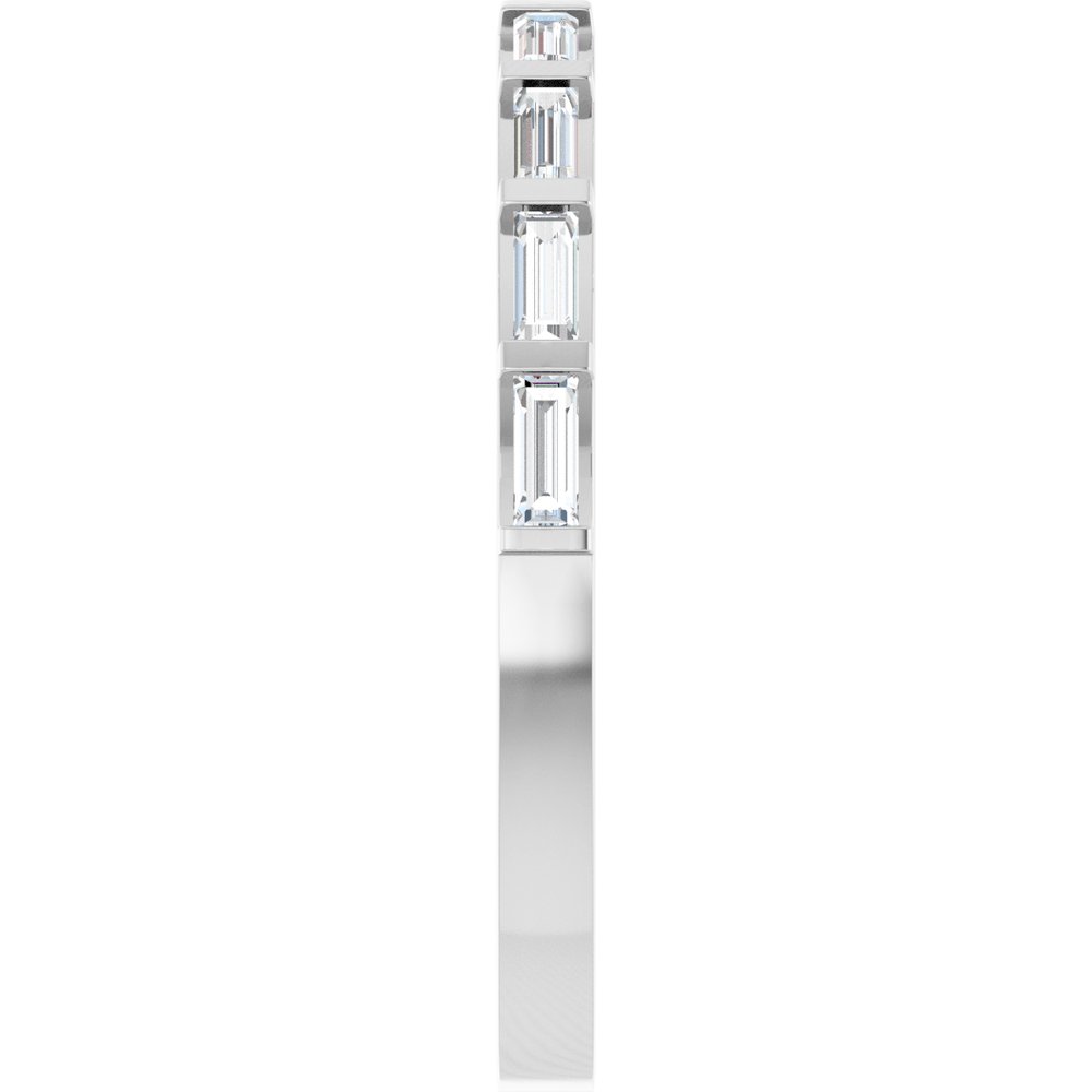 Platinum 1/4 CTW Natural Diamond Anniversary Band