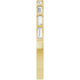 14K Yellow 1/4 CTW Lab-Grown Diamond Anniversary Band