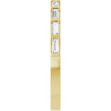 14K Yellow 1/4 CTW Natural Diamond Anniversary Band