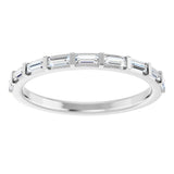 Platinum 1/4 CTW Natural Diamond Anniversary Band