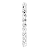 Platinum Rope Band Size 6