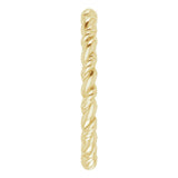 14K Yellow Gold Rope Band Size 6