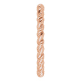 14K Rose Rope Band