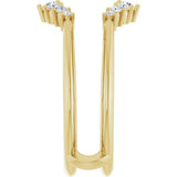 14K Yellow Gold 1/4 CTW Lab-Grown Diamond Ring Guard